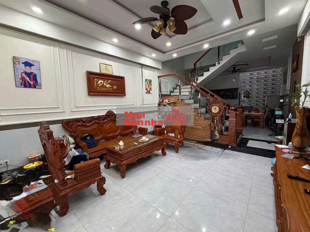 Nhỉnh 6 tỷ Nhà Phố 5,2m x 20m. 3 Tầng Hẻm 8M Tân Thới Hiệp 14