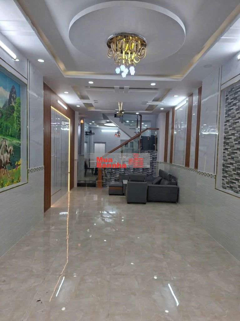 NHÀ BÁN NGUYỄN ẢNH THỦ_DT 4 X 18_ XÂY DỰNG 3LẦU 5 P.NGỦ 5 WC shr