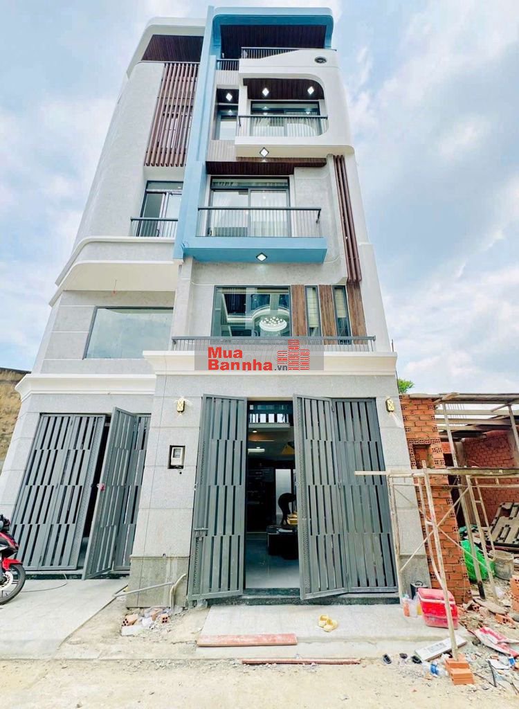 Nhà mới, Full nội thất hẻm 413 Lê Văn Quới: 4mx13m đúc 5 tầng