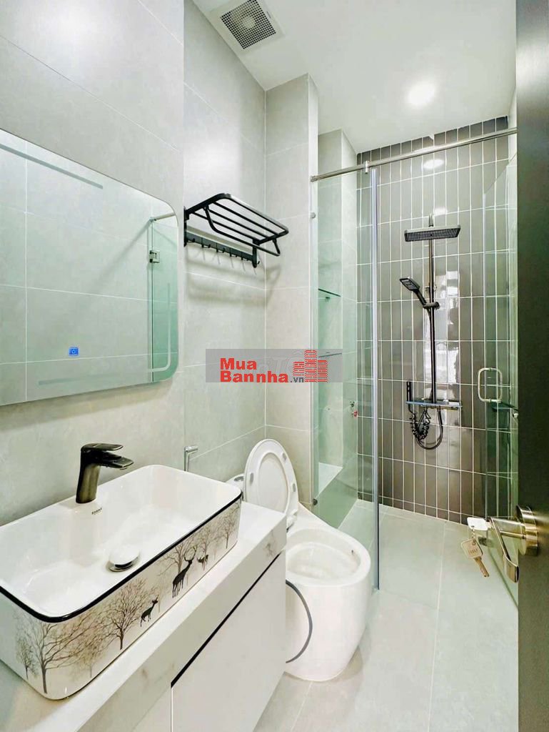 Nhà mới, Full nội thất hẻm 413 Lê Văn Quới: 4mx13m đúc 5 tầng