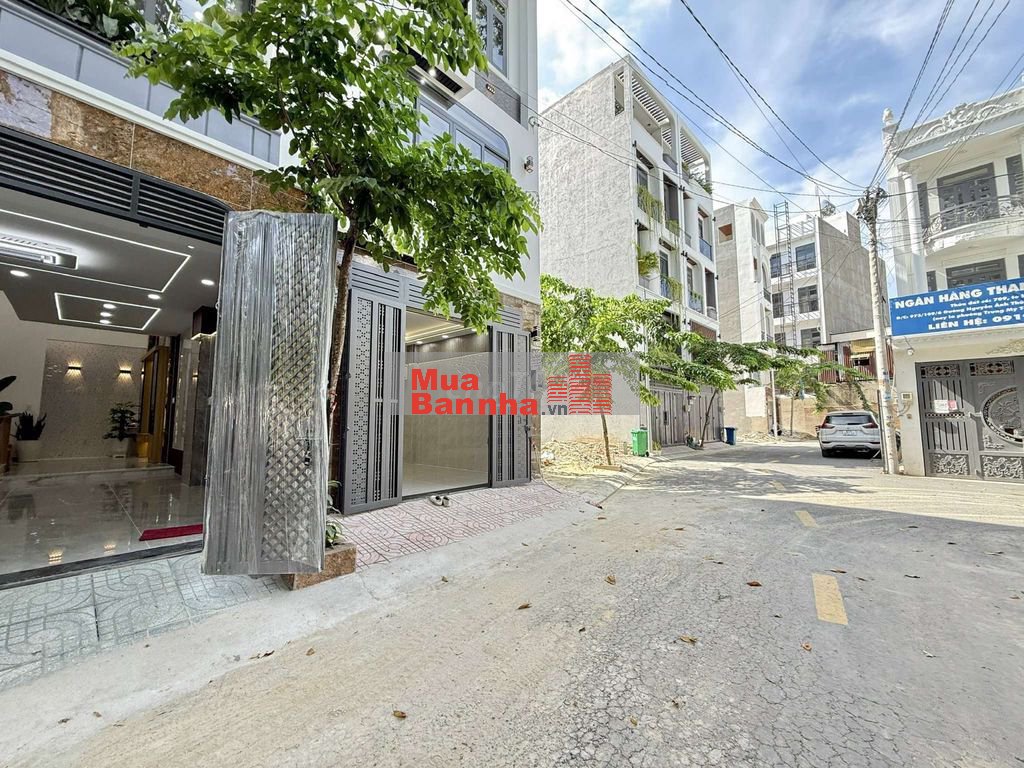 Nhỉnh 6 tỷ Nhà Phố 4 Tầng Hẻm nhựa 8m Đường Huỳnh Thị Hai