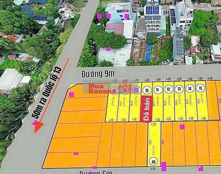 BÁN DÃY NHÀ SÁT VẠN PHÚC CITY ĐƯỜNG 10 mét