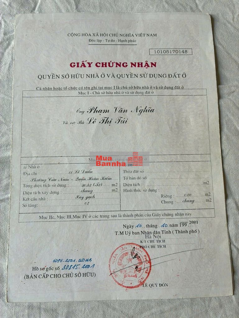 CHỦ NHÀ GIẢM 1 TỶ – NHÀ 2 TẦNG SỔ RIÊNG GẦN LÊ DUẨN – GIÁ MỚI 9 TỶ