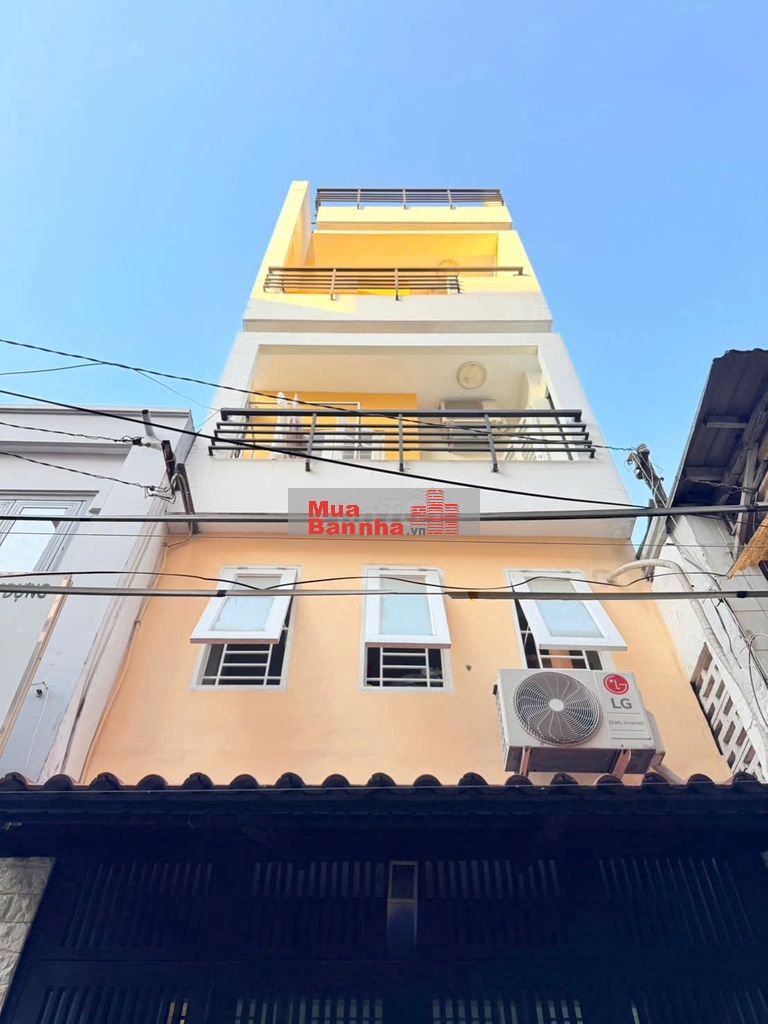 Hẻm 3.5M Cao Thắng Q3. (3.4M x 11M, nở hậu). 5 Tầng Đẹp. Giá 8.5 Tỷ TL
