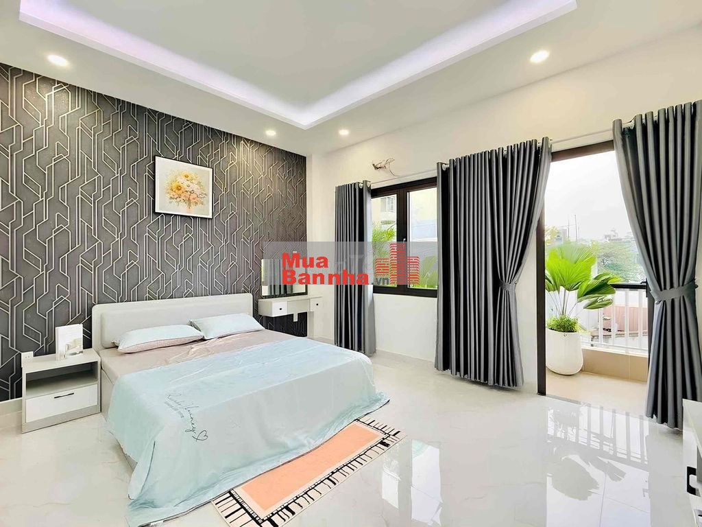 Đường 6m, Nhà 4 Tầng, DT: Ngang 4,6x13, Bình Trị Đông