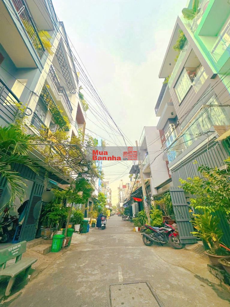 BÁN NHÀ GÒ XOÀI -7MX13M- 2 TẦNG - HẺM Ô TÔ 8M THÔNG -SÁT MẶT TIỀN