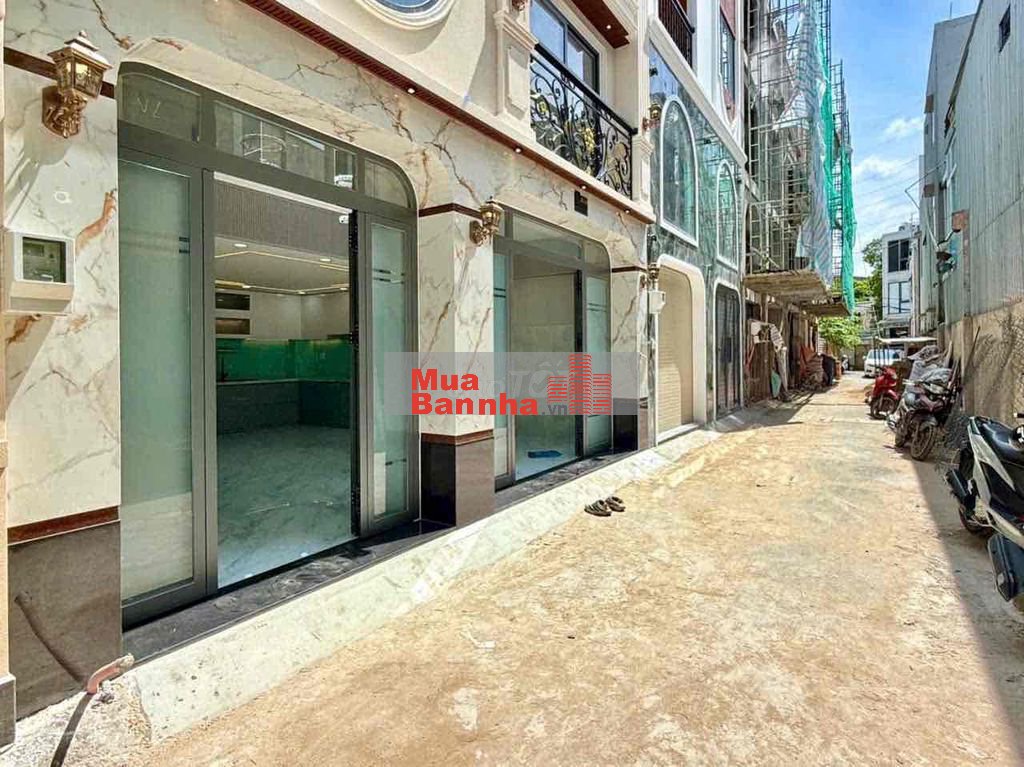 Bán nhà phố Nguyễn Bỉnh Khiêm, P. Hạnh Thông, 45m2, 5 tầng, hẻm ô tô
