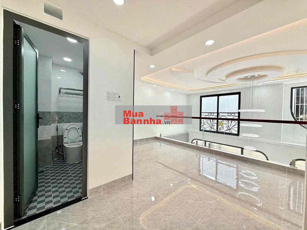 Bán nhà phố Nguyễn Bỉnh Khiêm, P. Hạnh Thông, 45m2, 5 tầng, hẻm ô tô