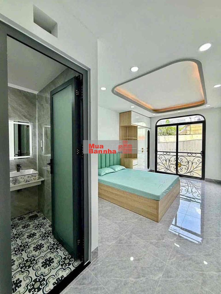 Bán nhà phố Nguyễn Bỉnh Khiêm, P. Hạnh Thông, 45m2, 5 tầng, hẻm ô tô