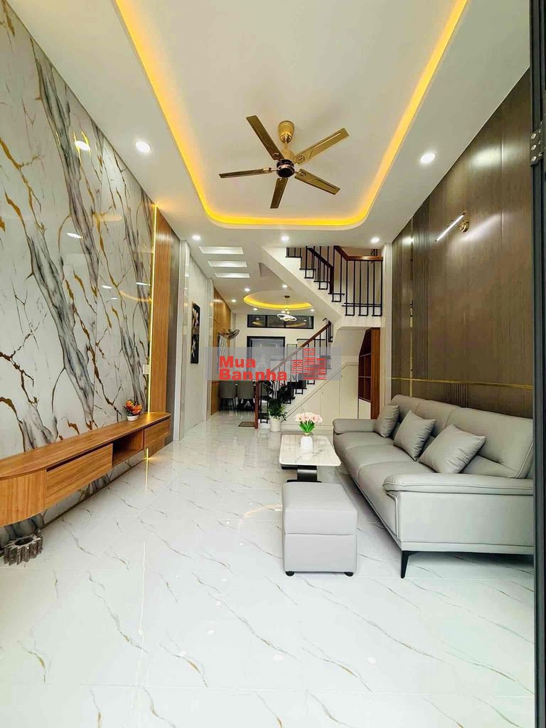 🛑 NHÀ MỚI XÂY3 TẦNG – MẶT TIỀN BÙI ĐIỀN, (49.3 m2 đất) P.4, Q8