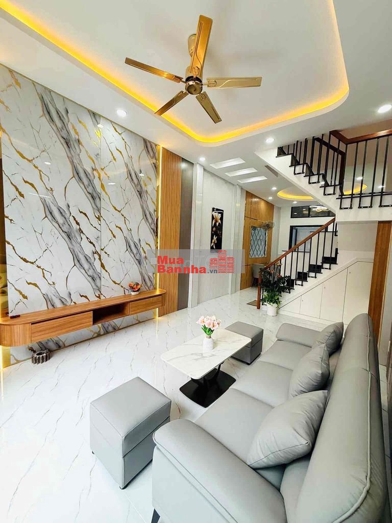🛑 NHÀ MỚI XÂY3 TẦNG – MẶT TIỀN BÙI ĐIỀN, (49.3 m2 đất) P.4, Q8