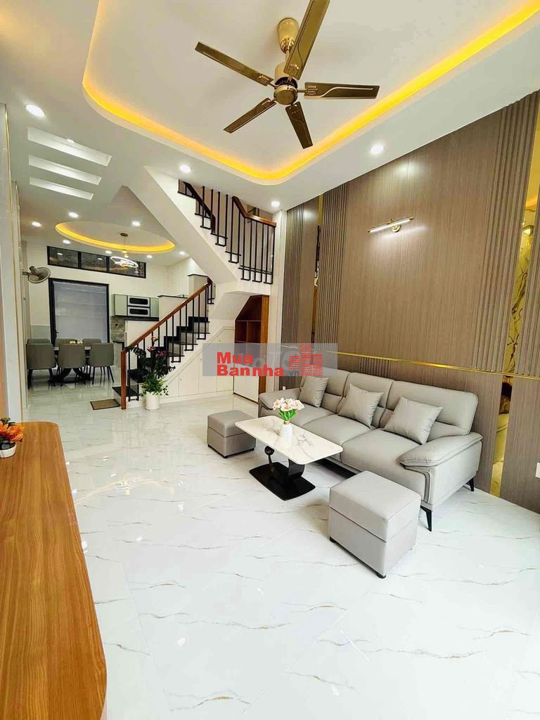🛑 NHÀ MỚI XÂY3 TẦNG – MẶT TIỀN BÙI ĐIỀN, (49.3 m2 đất) P.4, Q8