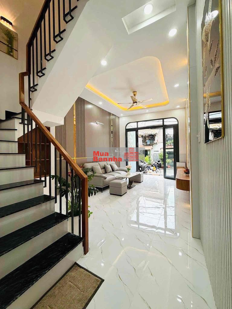 🛑 NHÀ MỚI XÂY3 TẦNG – MẶT TIỀN BÙI ĐIỀN, (49.3 m2 đất) P.4, Q8