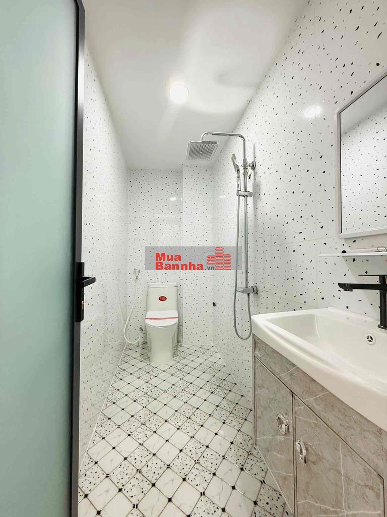 🛑 NHÀ MỚI XÂY3 TẦNG – MẶT TIỀN BÙI ĐIỀN, (49.3 m2 đất) P.4, Q8