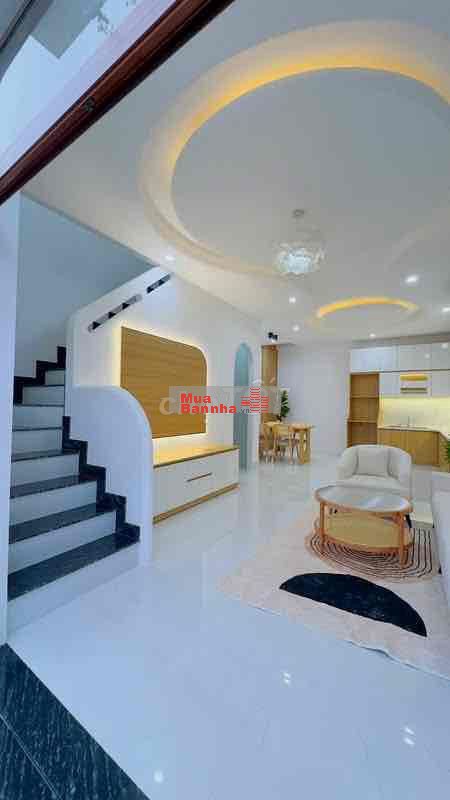 Nhà lầu mới 100% full nội thất hoàn công hẻm 2 gần Chợ Da Liễu đ.3/2 C