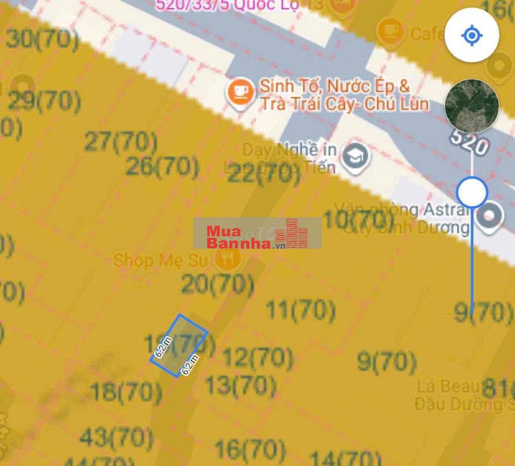 Bán nhà Đương 520 QL 13 Đối diện Vạn Phúc