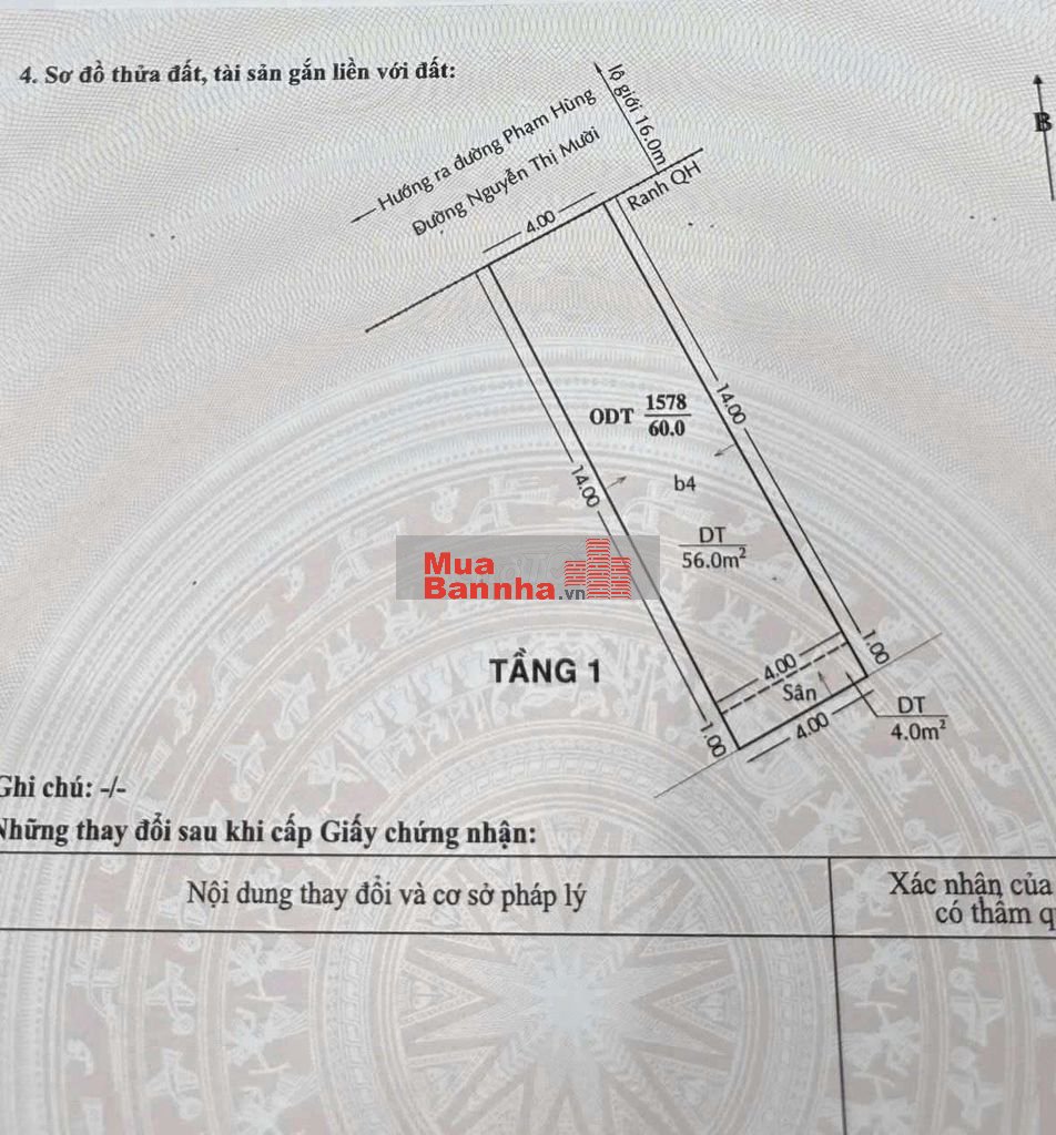 BÁN MT KDC CAO LỖ - TẠ QUANG BỬU, Q.8. 4m X 15m. Trệt 3 Lầu. 13 tỷ 5