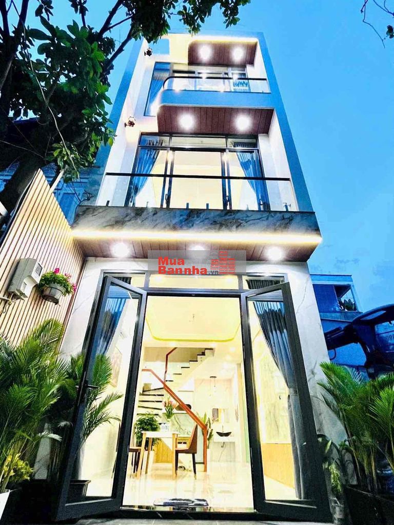 Nhà mới thiết kế sang trọng - 1 trệt 2 lầu st 4PN 3WC - Giá 6.5 tỷ