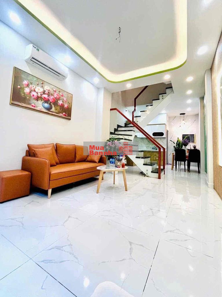 Nhà mới thiết kế sang trọng - 1 trệt 2 lầu st 4PN 3WC - Giá 6.5 tỷ