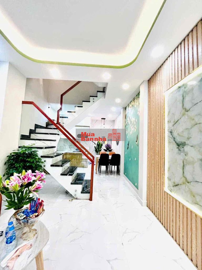 Nhà mới thiết kế sang trọng - 1 trệt 2 lầu st 4PN 3WC - Giá 6.5 tỷ