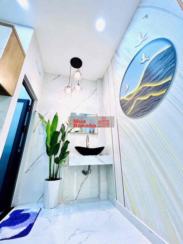 Nhà mới thiết kế sang trọng - 1 trệt 2 lầu st 4PN 3WC - Giá 6.5 tỷ