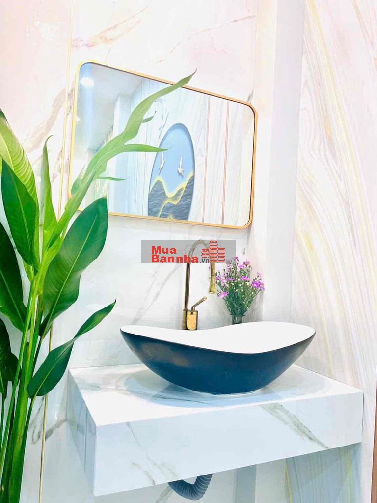 Nhà mới thiết kế sang trọng - 1 trệt 2 lầu st 4PN 3WC - Giá 6.5 tỷ