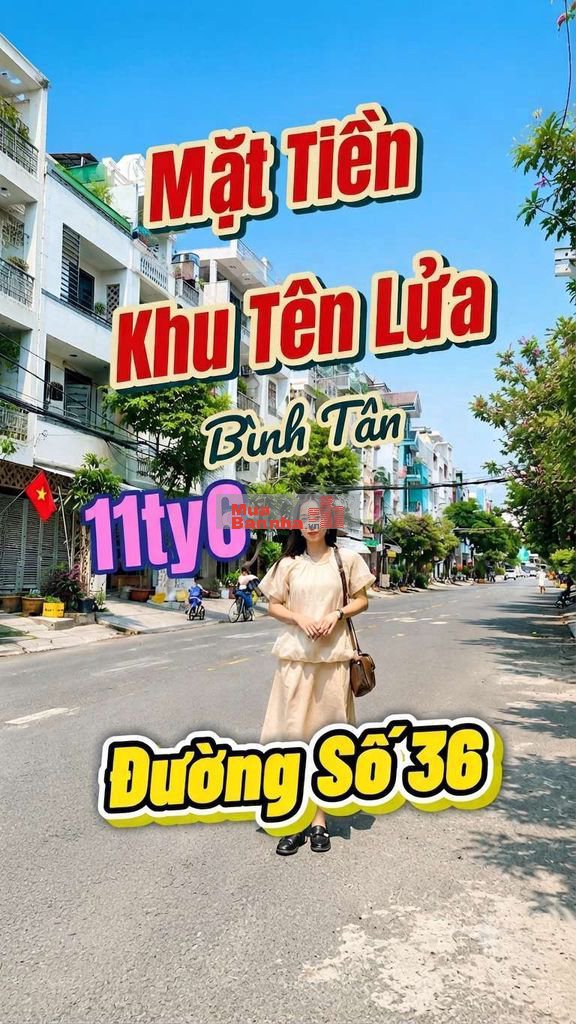 Sốc 13ty5 còn 11ty6 Mặt Tiền Khu Tên Lửa .