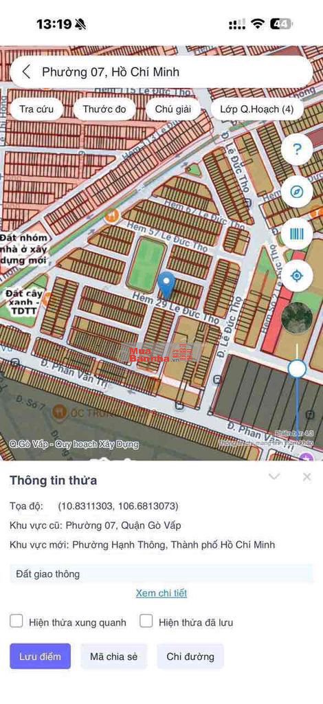 Nhà cấp 4 Lê Đức thọ P7 ( 5 x 18m ) khu sân tennis hoàng long