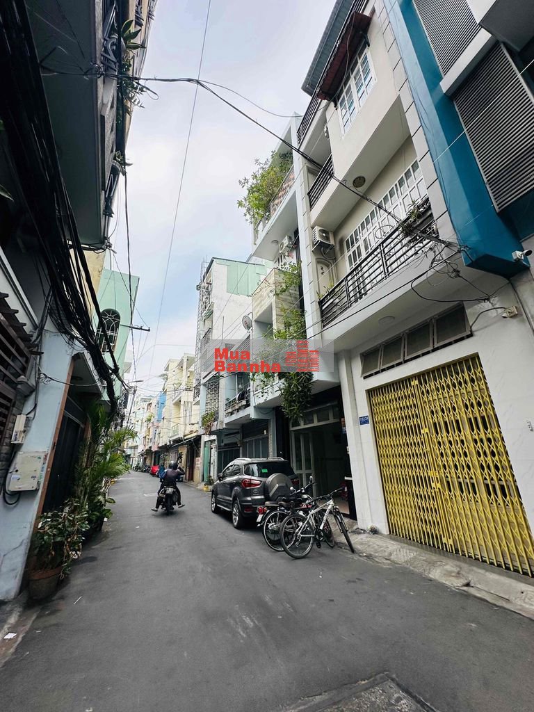 Hai mặt tiền hẻm nhựa Đoàn Thị Điểm 8 x 8m 4 lầu 12 phòng