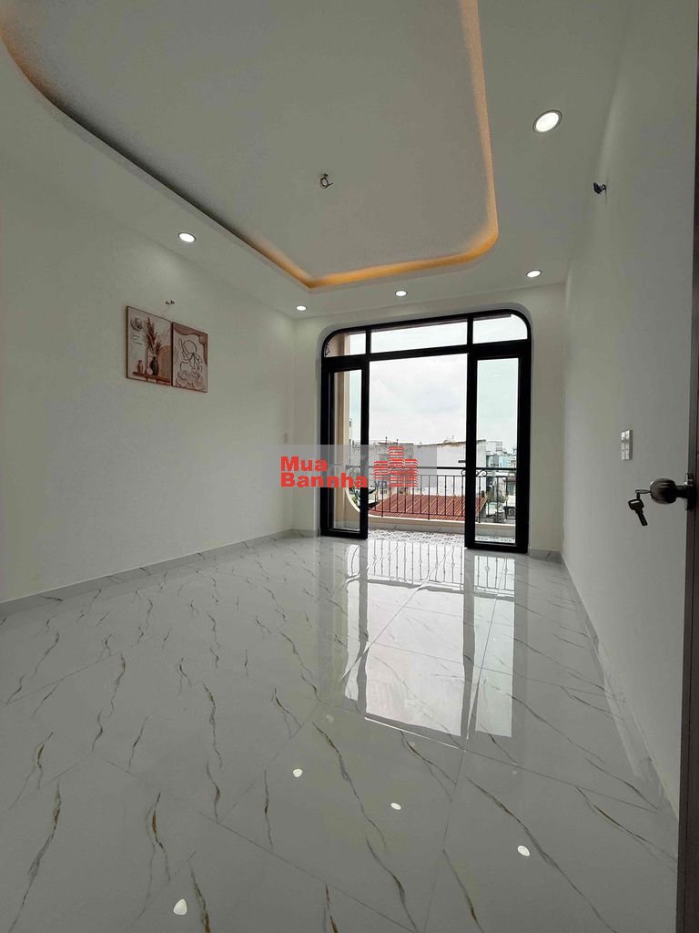 Mặt Tiền Bùi Điền P4 Nhà Nở Hậu 4 PN Gần Chợ 9.250