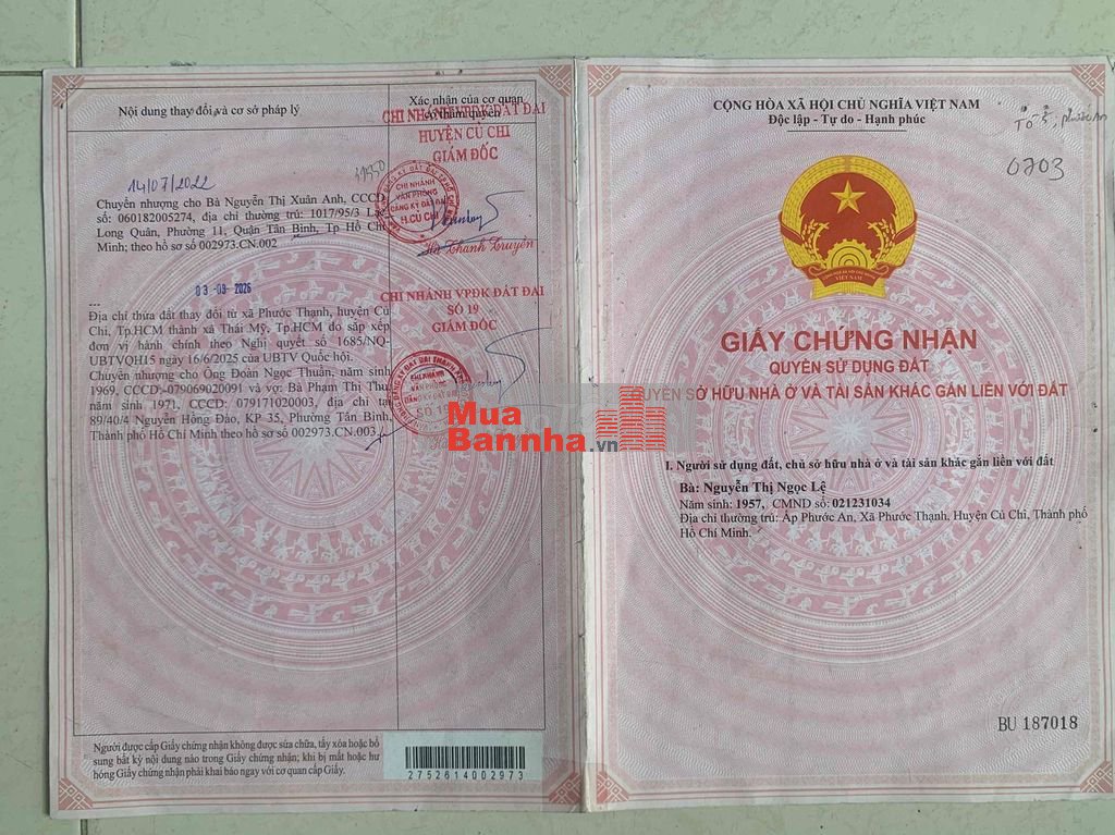 CHÍNH CHỦ CẦN BÁN NHÀ CẤP 4, SHR, HẺM 1 SẸC, HXH, ĐƯỜNG HUỲNH THỊ LỚN