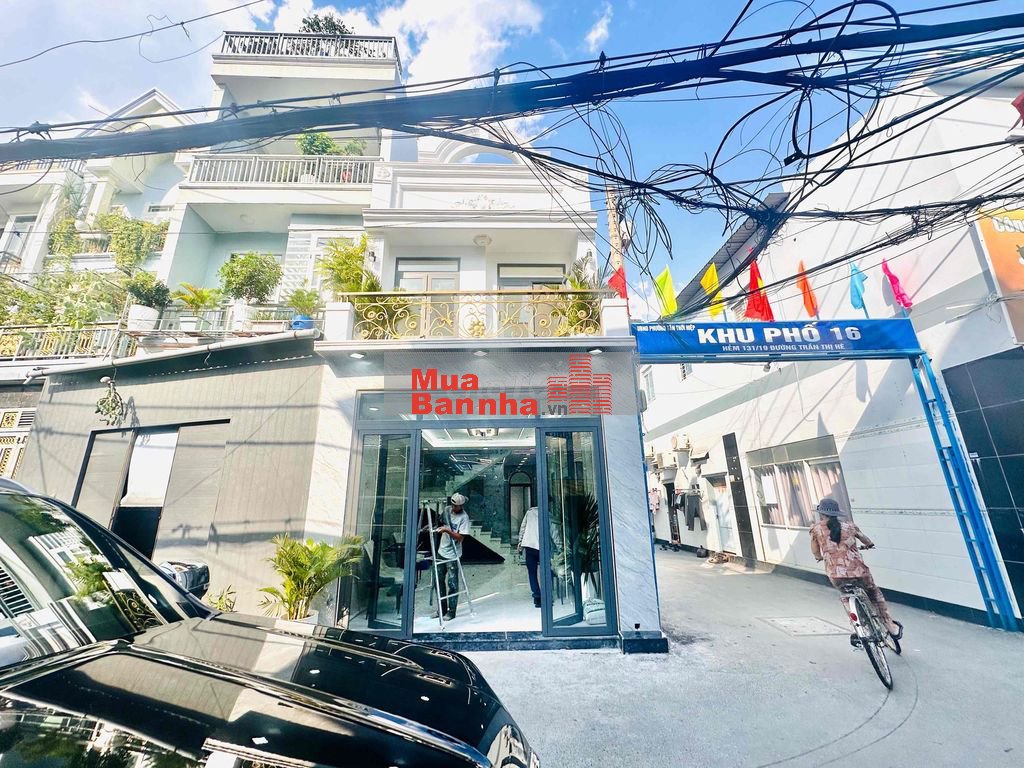 Bán nhà 4m x 16m 2 tầng góc 2 mặt tiền hẻm thông đường Hiệp Thành 43
