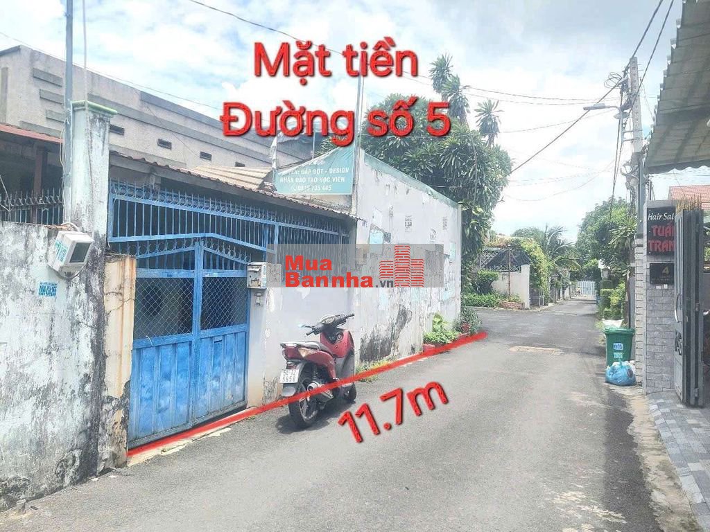 NHÀ 292.4m2 MẶT TIỀN ĐƯỜNG SỐ 5, P. TAM BÌNH, GẦN CHỢ ĐẦU MỐI
