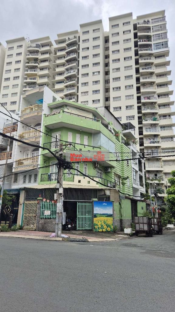 góc 2 mặt tiền đẹp ngang 7m 4 tầng đường Chợ Lớn,, sẵn HĐT 25tr