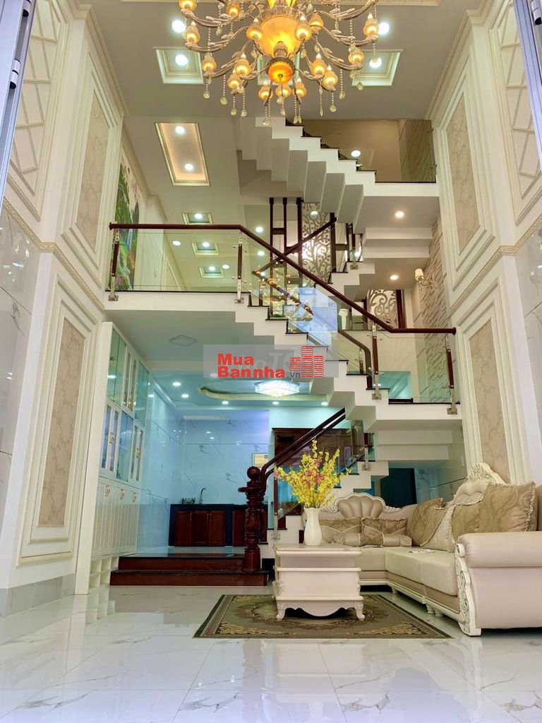 Nhà 1 Lững 3 Lầu KDC A.D.Vương cách V.V.Kiệt 500m, B.Vệ 24/24, SHR