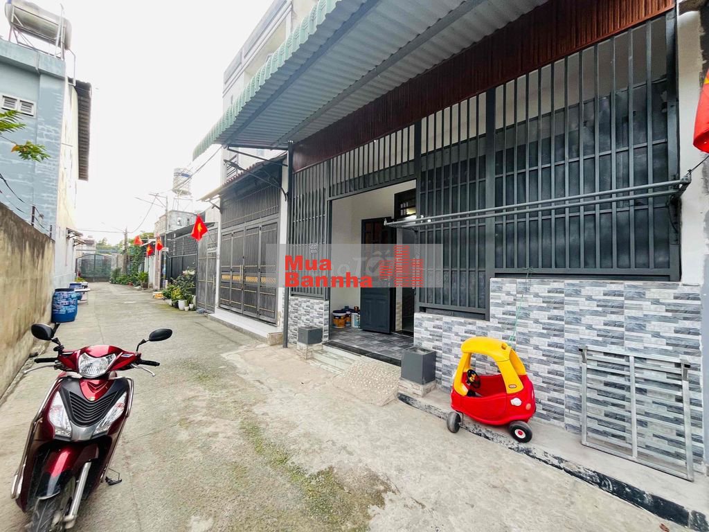 Nhà SHR p.ĐÔNG Hoà 57m2 đường ô tô Nguyễn Công Hoan vô chút