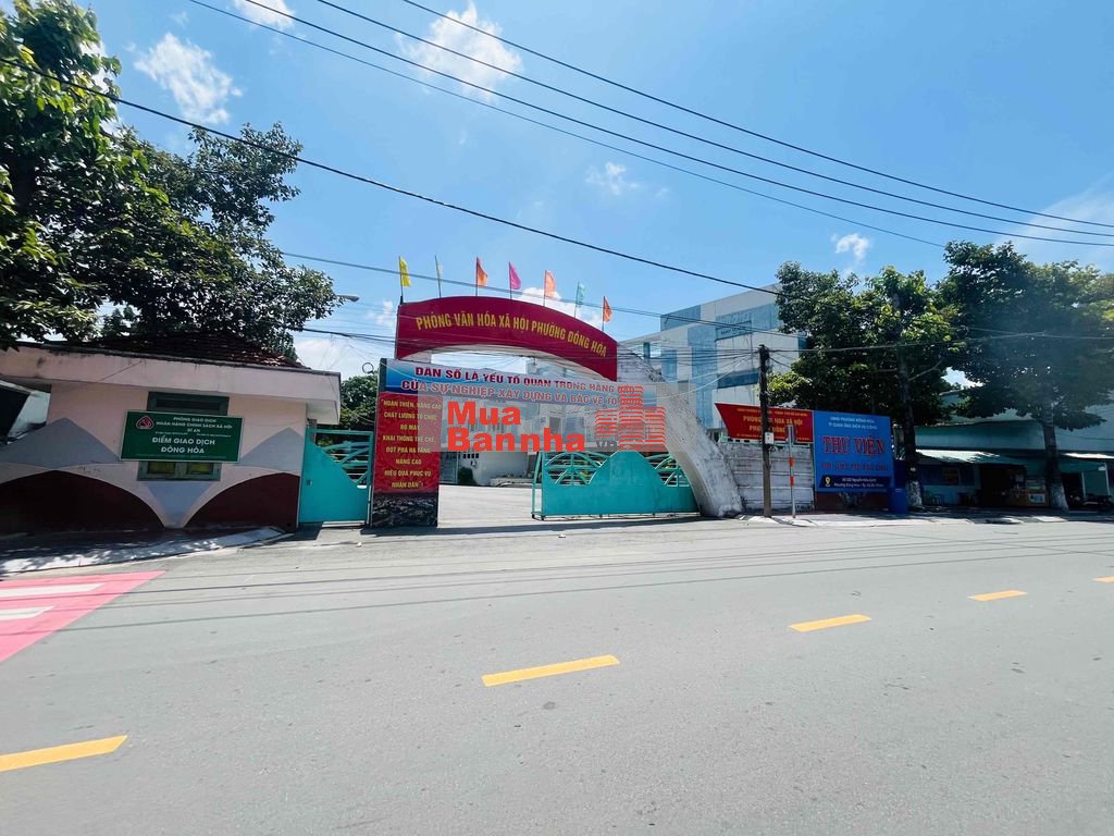Nhà Sổ Chung lầu trệt gần trường tiểu học Đông Hoà C