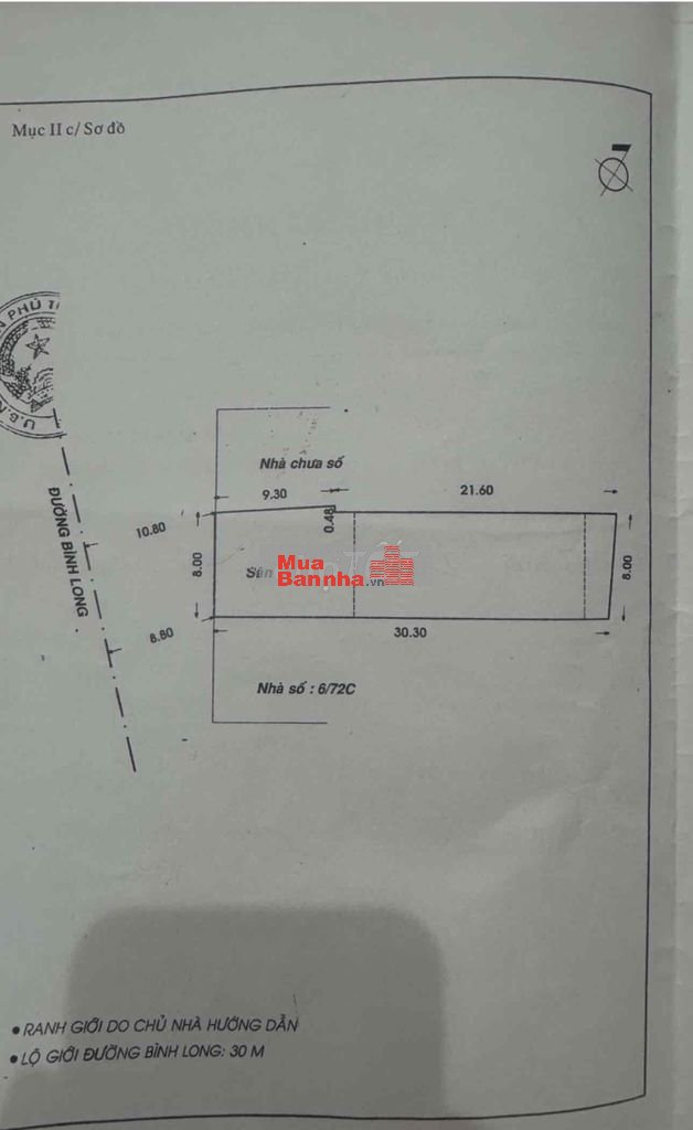 BÁN NHÀ MẶT TIỀN ĐƯỜNG BÌNH LONG P PHÚ THẠNH 145tr/m2