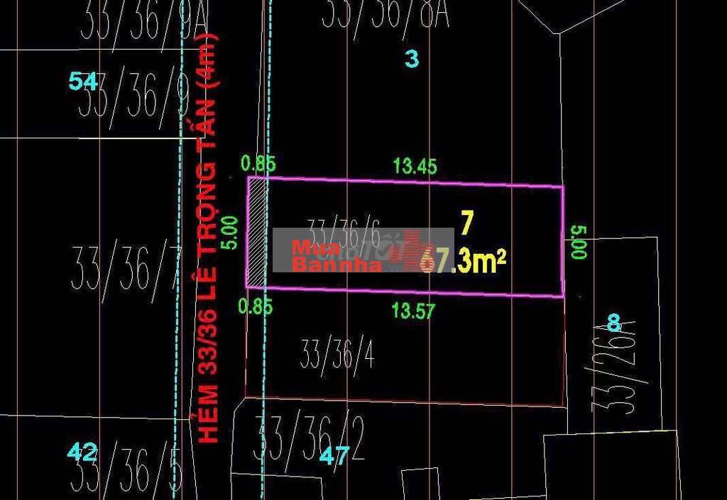 bán dẫy nhà trọ đường Lê Trọng Tấn ngang 5m