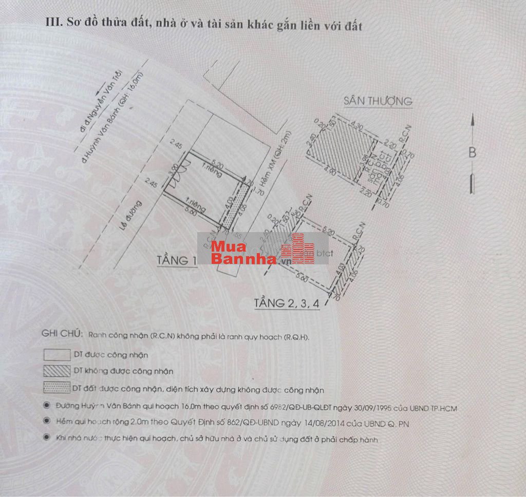 NHÀ 30M, 5 TẦNG, MT HUỲNH VĂN BÁNH, 10.5 TỶ