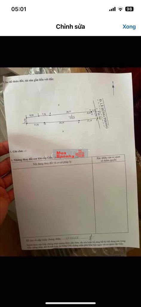 Mặt tiền nhà lê hồng phong