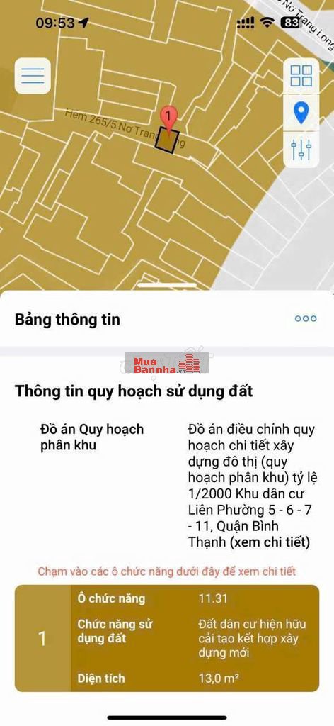 NHÀ SỔ CHING HẺM XE HƠI, NƠ TRANG LONG, BÌNH THẠNH