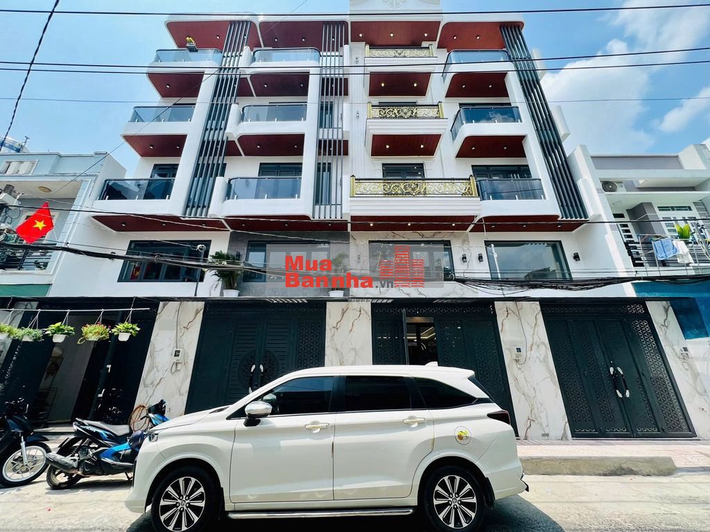 Bán Nhà Bình Tân Mới Xây Chợ Gò Xoài Giáp Tân Phú 68m2 x 5 Tầng 7 Tỷ