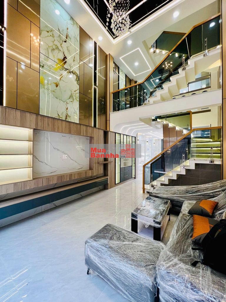 Bán Nhà Bình Tân Mới Xây Chợ Gò Xoài Giáp Tân Phú 68m2 x 5 Tầng 7 Tỷ