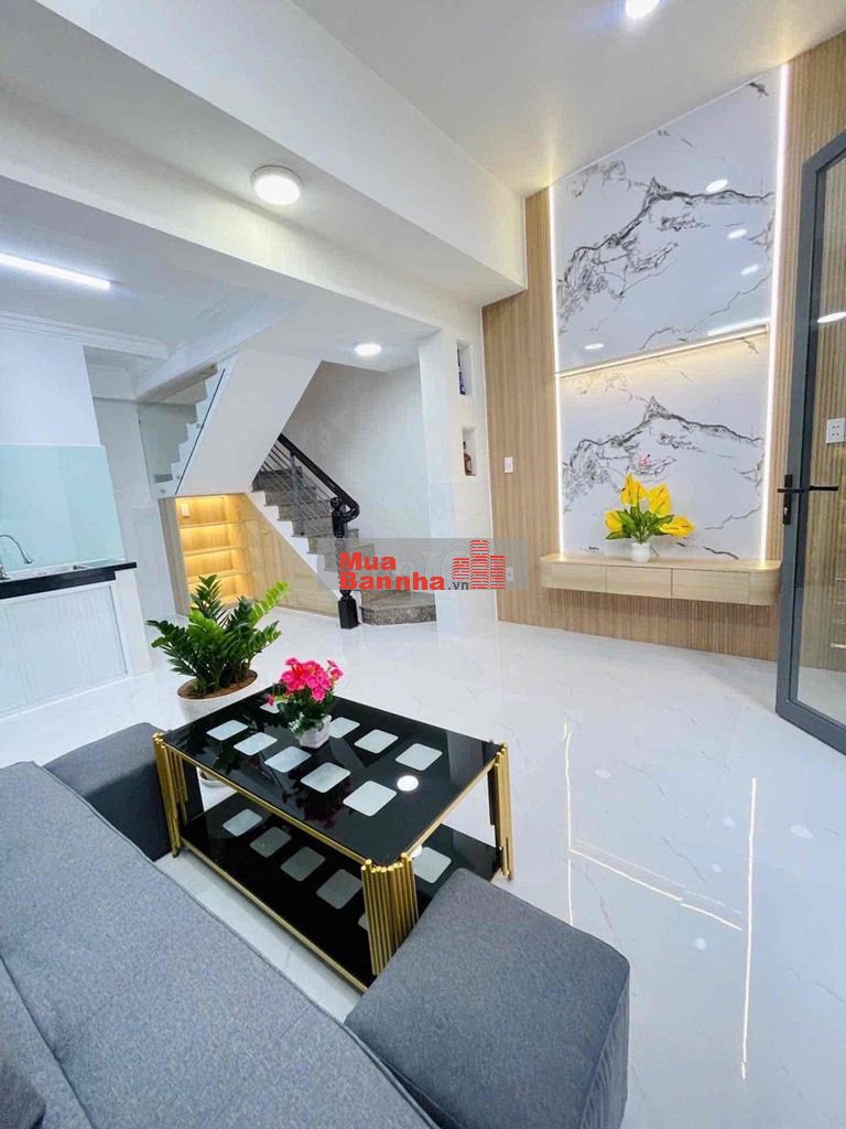 5 Tỷ 100 - hxh PHAN VĂN TRỊ, BÌNH THẠNH – GẦN MẶT TIỀN – 4 Tầng - 4PN