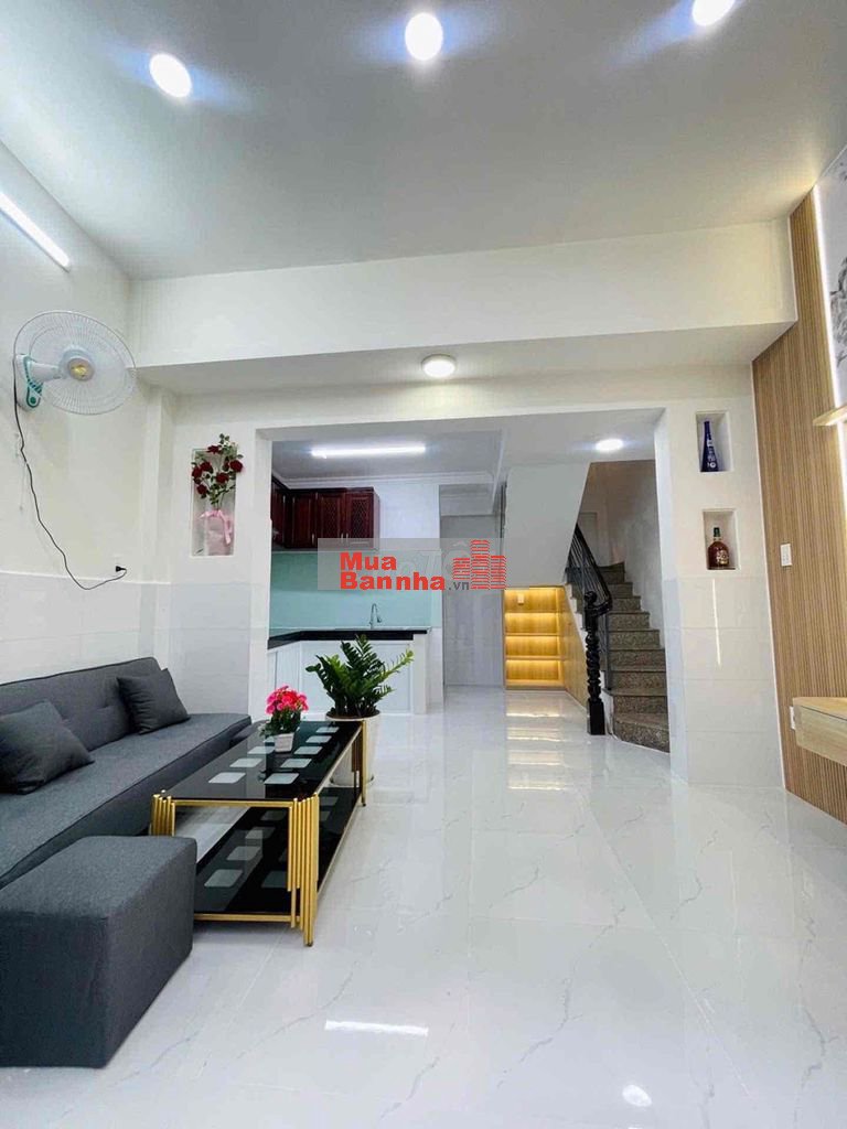 5 Tỷ 100 - hxh PHAN VĂN TRỊ, BÌNH THẠNH – GẦN MẶT TIỀN – 4 Tầng - 4PN