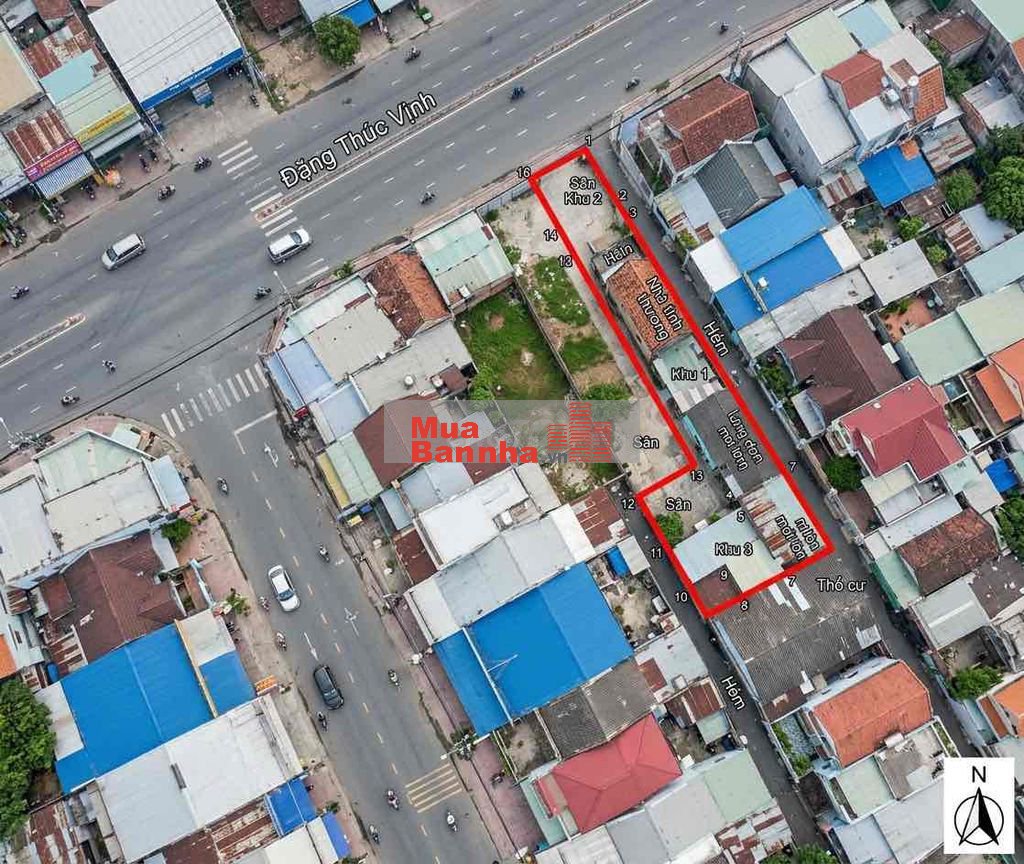 BÁN NHÀ MẶT TIỀN ĐẶNG THÚC VỊNH