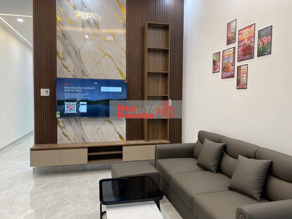 Nhà mới sát Q12, Thủ Đức- 5x19,5m- full nội thất xịn- 2PN- vào ở ngay