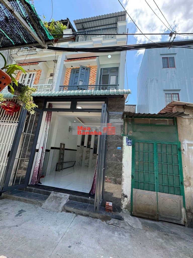 Bán nhà mới đẹp, (3.5x10), đúc 2lầu, 4PN, Hẻm 4m, Tân Thới Hiệp, Q12