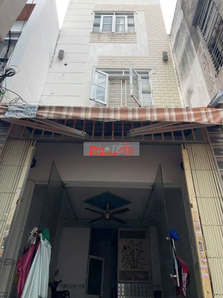 nhà hẻm 497 Thống Nhất, p16, 26 m2, 2 lầu, 4pn